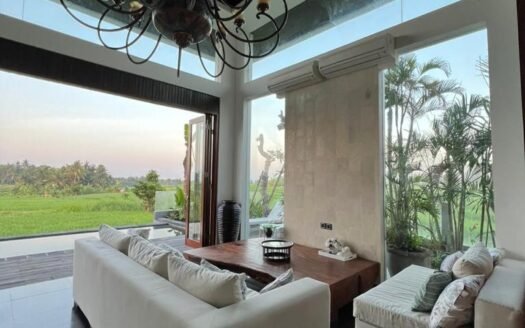 3+1BR Classic Modern Villa with Rice Field View & Pool Table