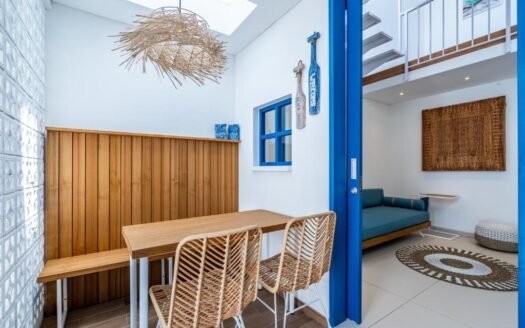 Modern 1BR Loft Mezzanine with a Vibrant Touch