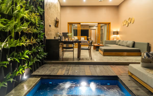 Luxury 1BR Honeymoon Nest with Jacuzzi Pool